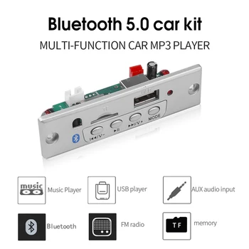 KEBIDU sem Fio MP3 Player Bluetooth5.0 Descodificação MP3 do Conselho Módulo do Carro do USB Slot para Cartão TF / USB / FM / Remote Decodificação Conselho de Módulo