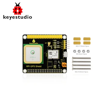 Keyestudio NEO-6M GPS Escudo Placa de Expansão com Antena para Raspberry Pi 3/Certificação do CE