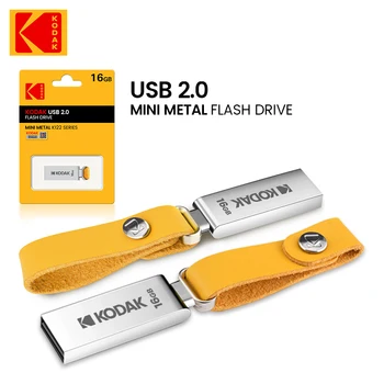 KODAK Mini Flash do USB do metal Unidades de cordão de 64gb USB2.0 pen drive de 32GB para o carro laptops MacBook destops
