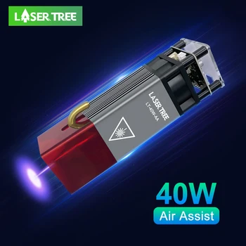 LASER ÁRVORE de 40W Módulo Laser com Ar Ajudá-80W de Potência de Alta TTL Luz Azul do Laser de Cabeça para DIY gravação a Laser CNC Máquina de Corte