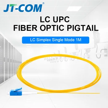LC UPC de Fibra Óptica Flexível Simplex 0,9 mm 9/125 Único Modo de LC UPC 1 núcleo de Fibra Óptica Flexível de 1,5 m 50/100/200pcs