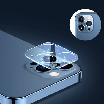 Lente da câmera de Metal Protetor de Vidro para o iPhone 14 13 Pro Max 13 Mini Volta a Tampa da Objectiva No iPhone 11, Mais Completa Cobertura Protetora Casos