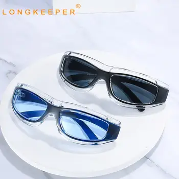 LongKeeper Homens 's Moda Oval Óculos de sol das Mulheres 2021 Marca Designer Esporte Óculos de Sol Masculino Vintage, Clássico, Dirigindo Óculos de Gafas