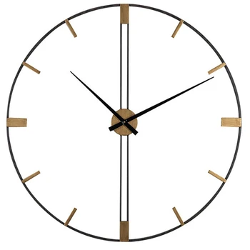 Luxo Criativo Relógio De Parede Design Moderno Metal Nórdico Silêncio De Parede Relógio De Grandes Relógios De Parede Decoração Sala De Decoração Presente
