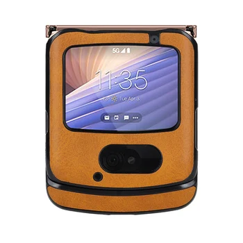 Luxo PU bolsa em Couro Para Motorola RAZR 5G de Caso 6.2