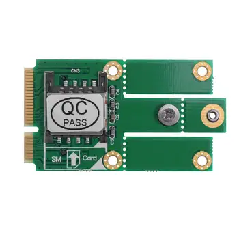 M. 2 NGFF Tecla B Para Mini PCI E PCIE Conversor Adaptador de Cartão de Kit Com Slot para Cartão SIM do Apoio 3G 4G LTE Rede o Módulo Adaptador Para PC
