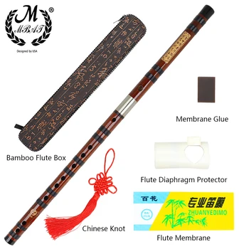 M MBAT Feita a partir de 8 Anos de Secas ao Ar Amargo de Bambu de Alta Qualidade Bambu Flauta Transversal Chinês Tradicional Instrumentos Musicais