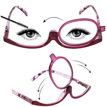 Maquiagem Óculos De Leitura Mulheres De Ampliação Presbiopia Óculos +1.0 +1.5 +2.0 +2.5