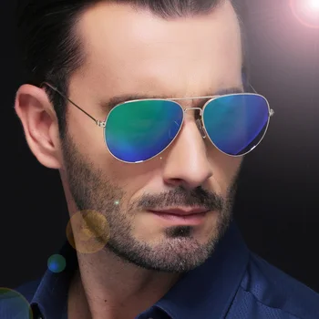 Marca Designer Novos Óculos Polarizados para Homens de Óculos Redondo Clássico Cool Preto 10 Cor Luneta De Soleil Homme Masculino de Condução