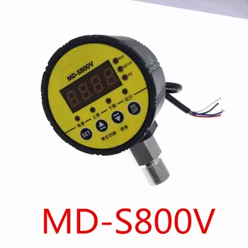 MD-S800V Digital Inteligente Manómetro de Vácuo -0.1~0MPa(-100~0KPa) Negativo Controlador de Pressão