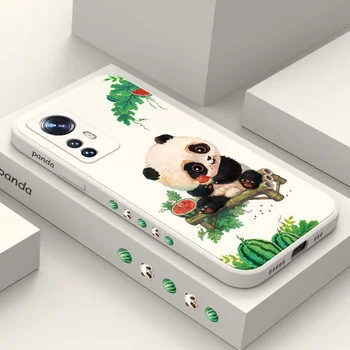 Melancia Panda Caso De Telefone Xiaomi Mi 12 12T 11 Ultra lite 10 9 11T 10T 9T Pro Lite Poco F4 X4 M4 F3 X3 M3 Pro 5G GT Tampa