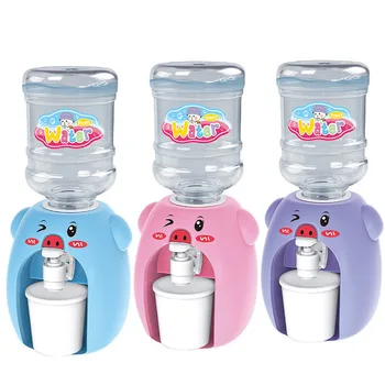 Mini Drink Dispenser de Água Brinquedo Kawaii Cozinha da Casa do Jogo Brinquedos Simulação Dispensador de Água de Jogo Divertido Casa de Mesa para Crianças