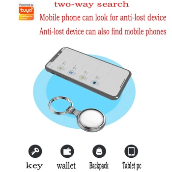 Mini Smart Animais de estimação Perseguidor de GPS Anti-perda de Alarme Tag sem Fio Bluetooth Criança Bolsa Carteira Telefone Key Finder Localizador de dispositivos airtag