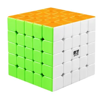 MIPOZOR QIYI 5x5x5 magic speed cubo etiqueta menos profissional 5 camada de Competição de quebra-cabeça de cubos de brinquedos educativos para Crianças
