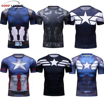 MMA nova Ginásio T-Shirt Desporto Rashguard Camisa de Homens 3D do Protetor do Prurido de Jiu Jitsu T-Shirts de Treino de Fitness Topo de Jiu-jitsu de Boxeo Kickboxing Camisolas