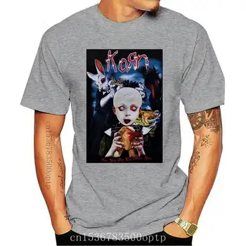 Moda Nova Korn Ver Você Do Outro Lado Do T-Shirt Engraçada Vintage Presente Para Homens Mulheres