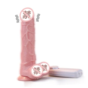 Muhang Material Macio Vibratoria vibrador de Três Tamanhos Grandes Vibrador, Com ventosa Brinquedos Sexuais para a Mulher Strapon Masturbação Feminina