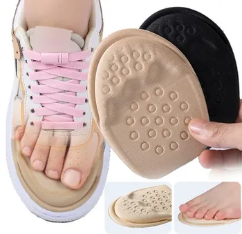 Mulheres Homens Alívio da Dor Antepé Inserir Metade Palmilhas Sola anti-derrapante Sapato Almofada Reduzir Acolchoado Frontal Almofadas do Pé para Sapatos Insere