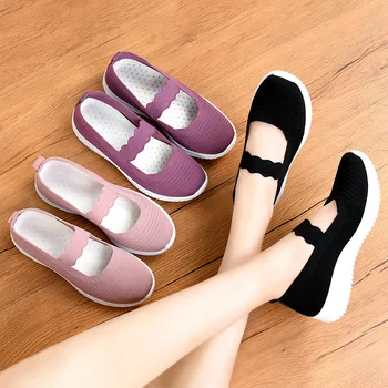 Mulheres Única Sapatos de Plano de Fundo Raso Boca de Moda Durável Nova Primavera E Outono Casuais Sapatos de Sapatos femininos
