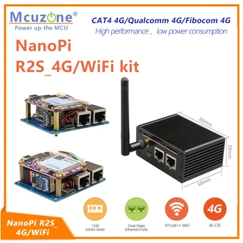NanoPi R2S 4G+wi-Fi kit,MiFi roteador, o ubuntu 4G LTE módulo,CAT4 driver-free,RTL8811