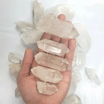 Natural De Quartzo Branco Crystal Points Coluna Em Massa De Muita Energia Reiki De Cura Cristais