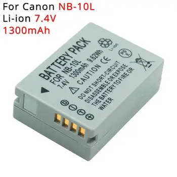 NB 10 L NB-10L NB10L Recarregável Bateria para Câmera Digital 7.4 V 1300mAh para Canon PowerShot G3X G1X G15 G16 SX60HS SX40HS SX50HS
