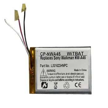 Nova Bateria para Sony Walkman NW-A55,NW-A56,NW-A57 Jogador Recarregável de Polímero de lítio Pack de Substituição 3.7 V LIS1623HNPC