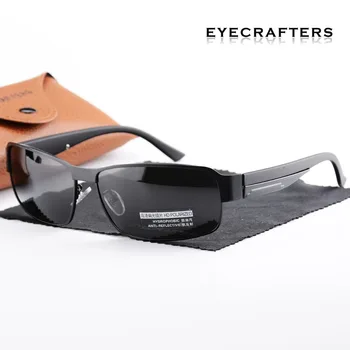 Nova marca os Homens de Condução Óculos de sol HD Polarized UV400 Espelho Óculos de sol Masculino Preto Óculos de Sol das Mulheres Para os Homens Óculos de Oculos de sol
