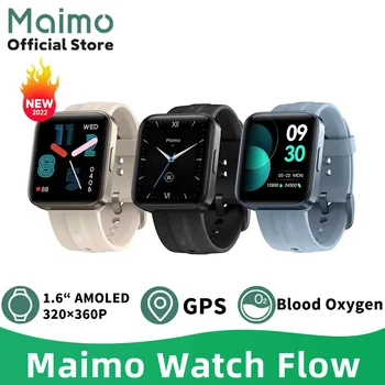 Nova Versão Global Maimo Assistir Fluxo de GPS Smartwatch 1.6