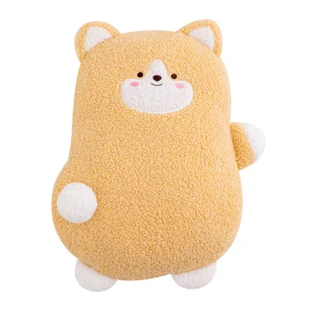 Novo 40cm Squisy dos desenhos animados do Luxuoso Travesseiro Shiba Inu Dog Gatos Coelho Urso Marrom de Animais Brinquedo de Pelúcia Almofada Decoração Linda de Aniversário