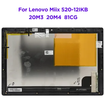 NOVO Original 12.2 LCD Touch Screen Digitalizador Assembly para a Lenovo Miix 520-12IKB 20 M3 20M4 81CG Display LED de Substituição de 1920x1200