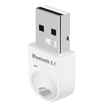 O Adaptador de Bluetooth USB 5.1 Receptor de Bluetooth USB Bluetooth5.1 Dongle Transmissor Aptx Mini Adaptador Para Laptop PC Speaker