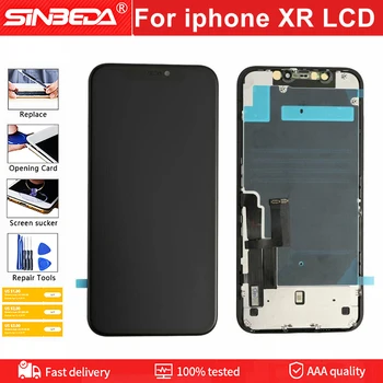OLED Pouco de paixão iPhoneX XR XS 11 12 pro max Tela LCD Touch screen com 3D Touch Digitalizador Para iPhone XR LCD de Substituição