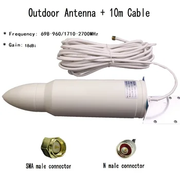 Omni Exterior da antena para roteador wi-fi 850 900 1800 2100 2600 móvel amplificador de sinal 2G 3G 4G Repetidor UMTS LTE reforço de sinal