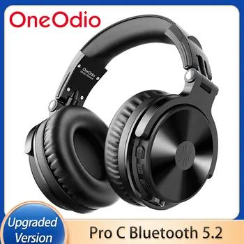 Oneodio Pro-C Fones de ouvido sem Fio Com Microfone 110H PlayTime Bluetooth 5.2 Dobrável Graves Profundos Fones de ouvido Estéreo Para PC Phone