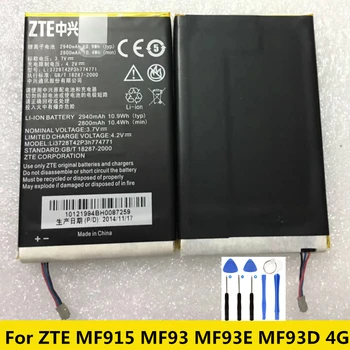 Original 2800mAh Li3728T42P3h774771 ZEBAP1 para ZTE MF915 MF93 MF93E MF93D 4G LTE, Wi-Fi Роутер Mobile Router wi-FI Hotspot Bateria