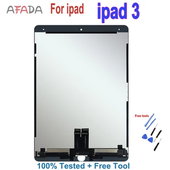 Original de LCD Para o Ipad 3 LCD Touch Screen Digitalizador Assembly A1416 A1430 A1403 Ipad3 Substituição da Tela
