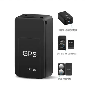 Original Magnético GF07 Dispositivo Rastreador GPS GSM Mini Acompanhamento em Tempo Real Localizador GPS Carro Moto de Controle Remoto de Rastreamento do Monitor de