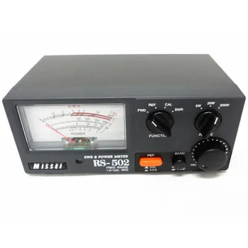 Original NISSEI RS-502 Medidor de Potência de 1,8 525Mhz Curto de Onda UV de Onda estacionária Medidor de SWR Digital Medidor de Energia RS502 para Duas Vias de Rádio