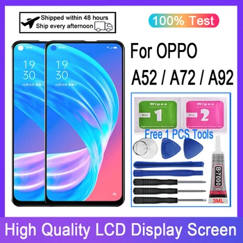 Original Para OPPO A52 A72 A92 Tela LCD Touch screen Digitalizador Substituição