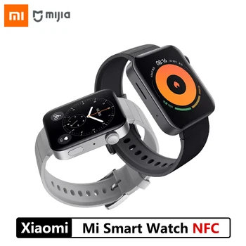 Original Xiaomi MI Smart Watch GPS, NFC, wi-FI ESIM PhoneCall Pulseira Android relógio de Pulso Esporte Bluetooth Fitness Tracker HeartRate