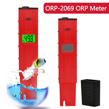 ORP-2069 ORP Medidor de LCD Caneta Quantidade de Água da Piscina Testador de ORP Testador para o Gerador de Hidrogênio Com luz de fundo