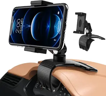 Painel de Carro de Telefone do Suporte de 360 Graus Celular Smartphone se destaca Espelho Retrovisor Viseira de Sol do Carro GPS de Navegação de Suporte