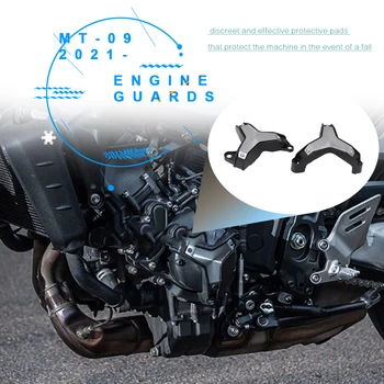 Para a Yamaha MT-09 mt09 2021 2022 Motocicleta CP3 motor de protetores de Barras de quadros Anti Crash Crash Pad Queda de Proteção MT09