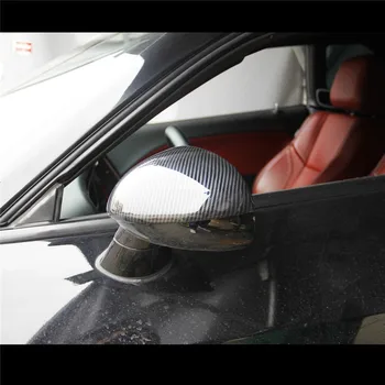 Para Dodge Challenger 2015-2020 Carro De Fibra De Carbono, Espelho Retrovisor Tampa Decoração Ouvido De Marcha À Ré Tampa Do Espelho Guarnição