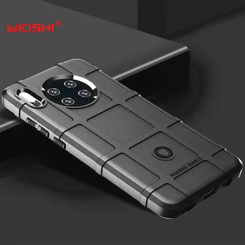 Para Huawei Mate 30 Pro Caso de Silicone Macio, resistente escudo à prova de choque Armadura Proteger de Volta Caso Capa Para o Huawei Mate 30 RS