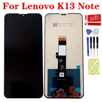 Para Lenovo K13 Nota Painel LCD Módulo de Monitor Lenovo K13 Nota de LCD Touch Screen Digitalizador Substituição do conjunto do Sensor