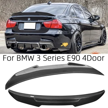 Para o BMW Série 3 E90/M3 E90 4Door PSM/P/CS/M4 Estilo fibra de Carbono, Spoiler Traseiro Tronco asa 2004-2011