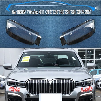 Para o BMW Série 7 G11 G12 730 740 750 760 2019-2021 Abajur Caso Farol Shell de Plexiglass Substituir Original Abajur