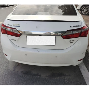 Para o NOVO Toyota Corolla Spoiler Acessórios PU Material do porta-malas Traseiro Lábio ASA Primer Cor de Rabo de Reequipamento do Corpo Kit 2014-2018